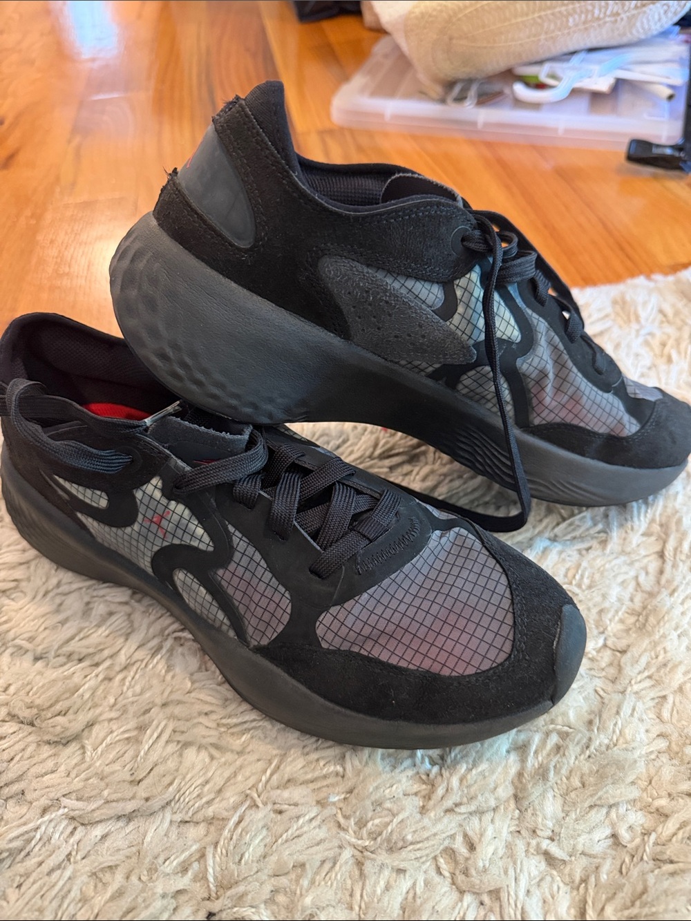 Nile Men's Black Basketball Sneakers